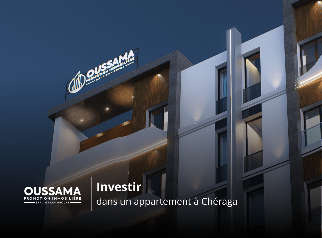 Appartement a vendre a Cheraga :  investir en  haut standing avec Oussama Promotion