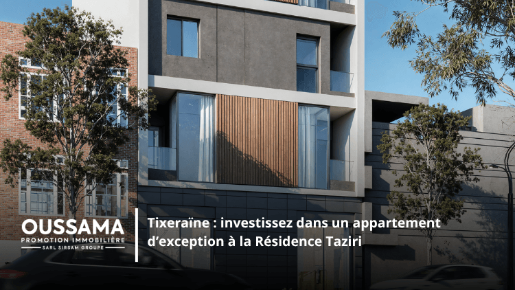 Tixeraïne : investissez dans un appartement d’exception à la Résidence Taziri