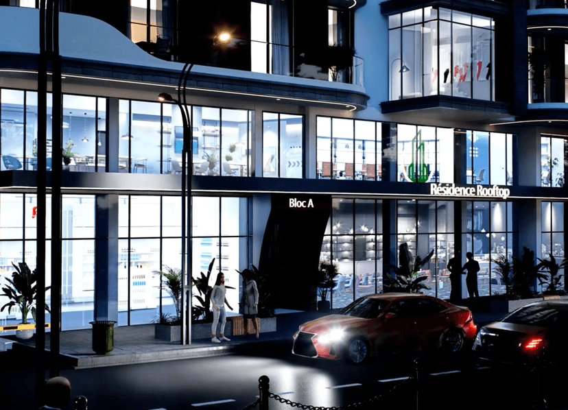 Local Commercial - Résidence Rooftop