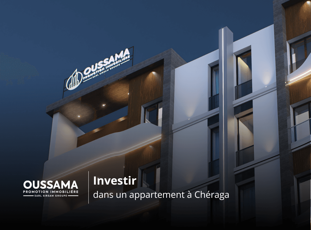 Appartement a vendre a Cheraga :  investir en  haut standing avec Oussama Promotion